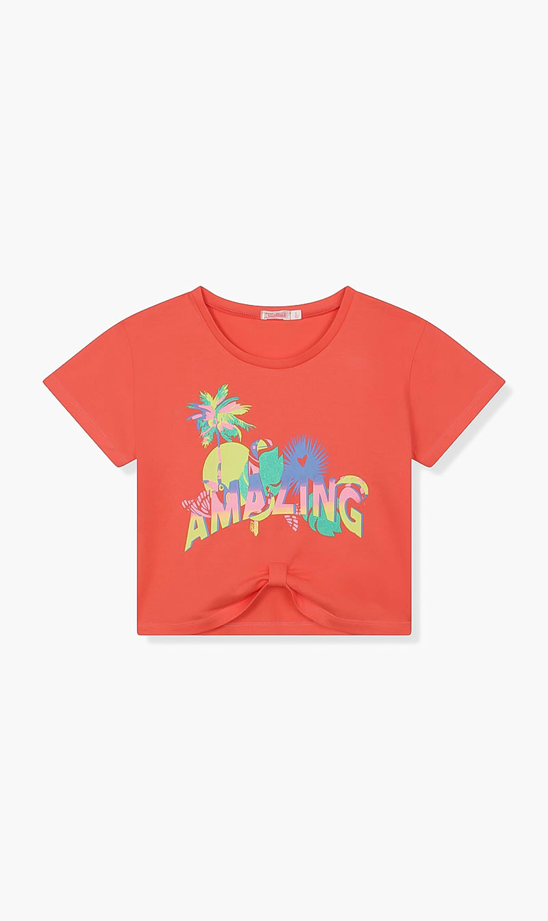 

Billieblush Orange Crew Neck Tshirt for Girls | The Deal Outlet