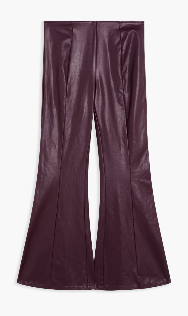 

Guess Brown Sabellla Pu Flare - Op 2 Way Butter Str Pu 220gsm for Women | The Deal Outlet