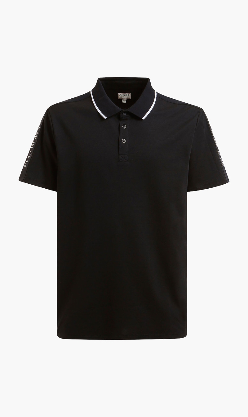 

Logo Short Sleeves Polo, Black