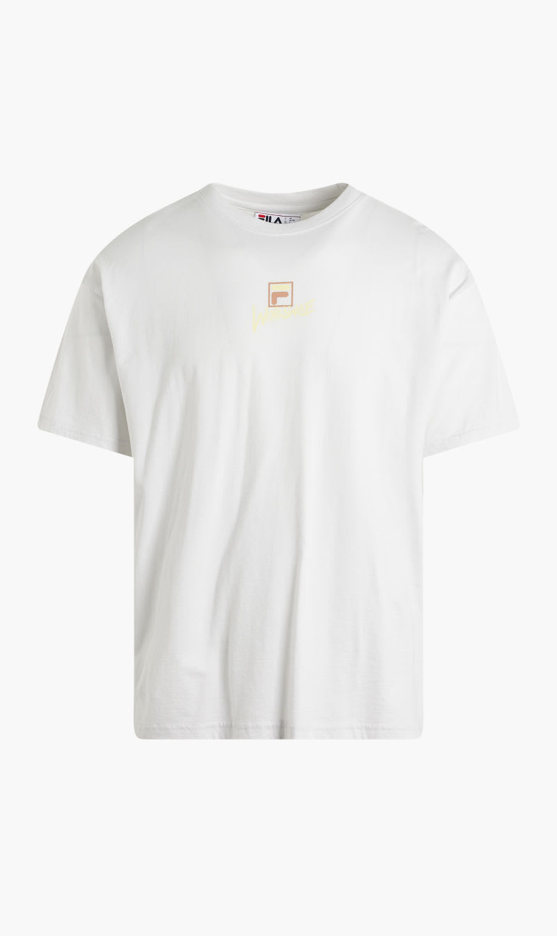 

Fila White Graphic Tee for Men | The Deal Outlet