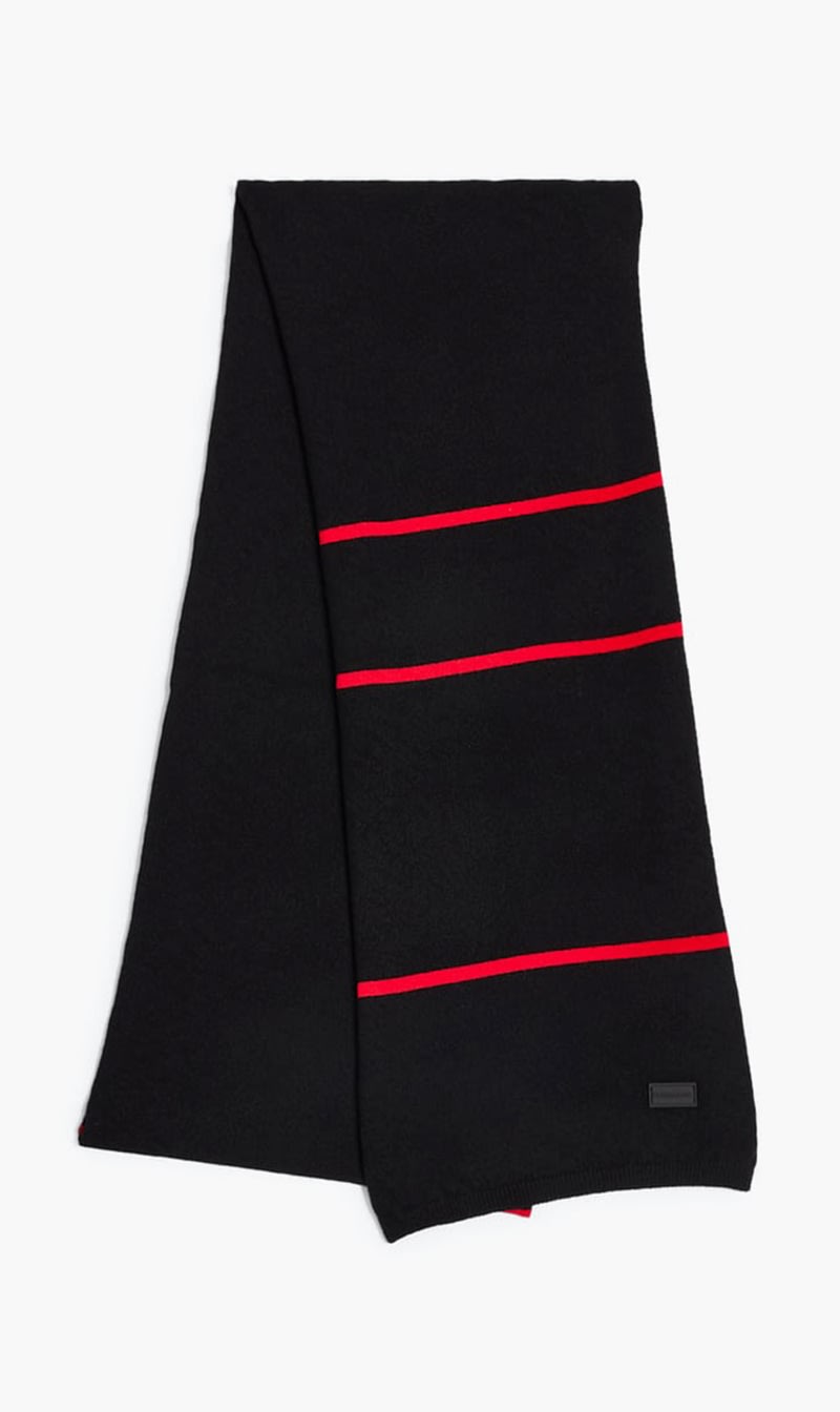 

Salvatore Ferragamo Black Cashmere Scarf for Men | The Deal Outlet