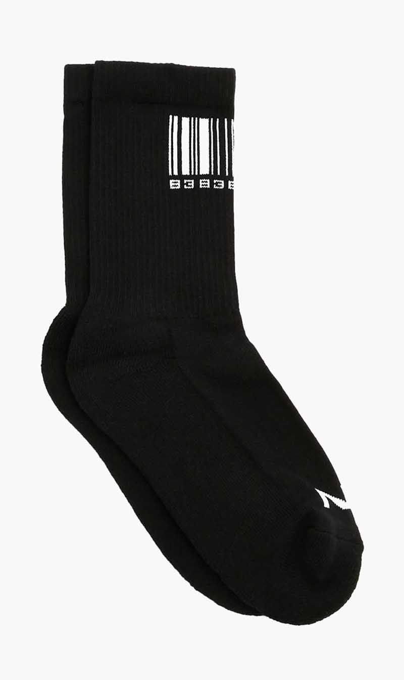 

Vtmnts Black Yes No Socks for Men | The Deal Outlet