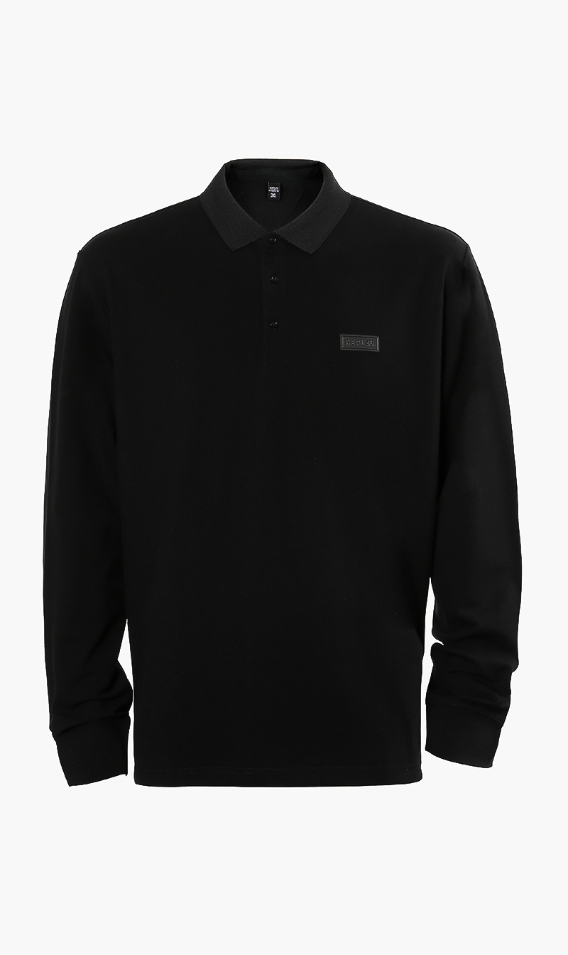 

Pique Polo T-shirt, Black