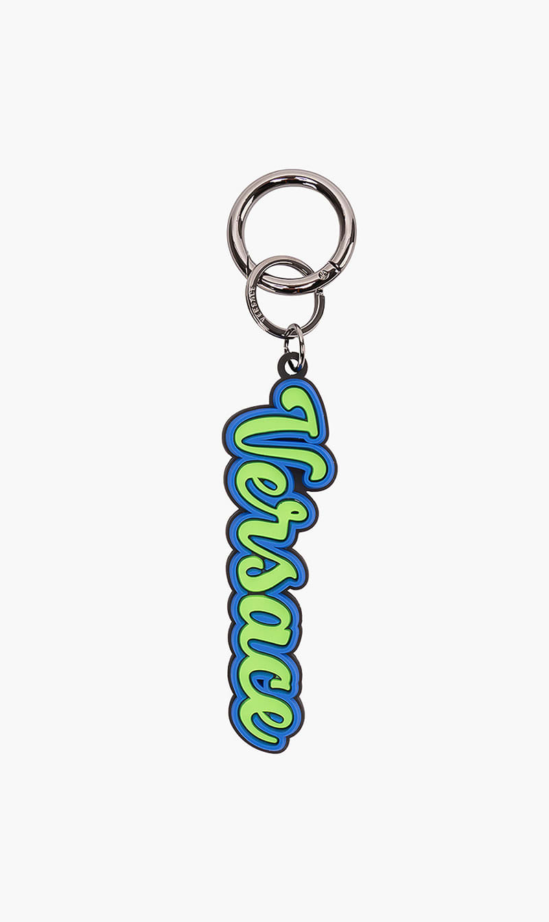 

Versace Multi-color Keyring Outline Versace Logo Silicone for Men | The Deal Outlet