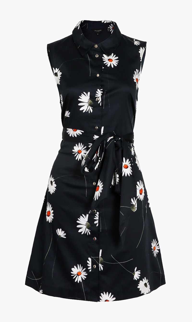 

Ted Baker Daisy Printed Mini Shirt Dress
