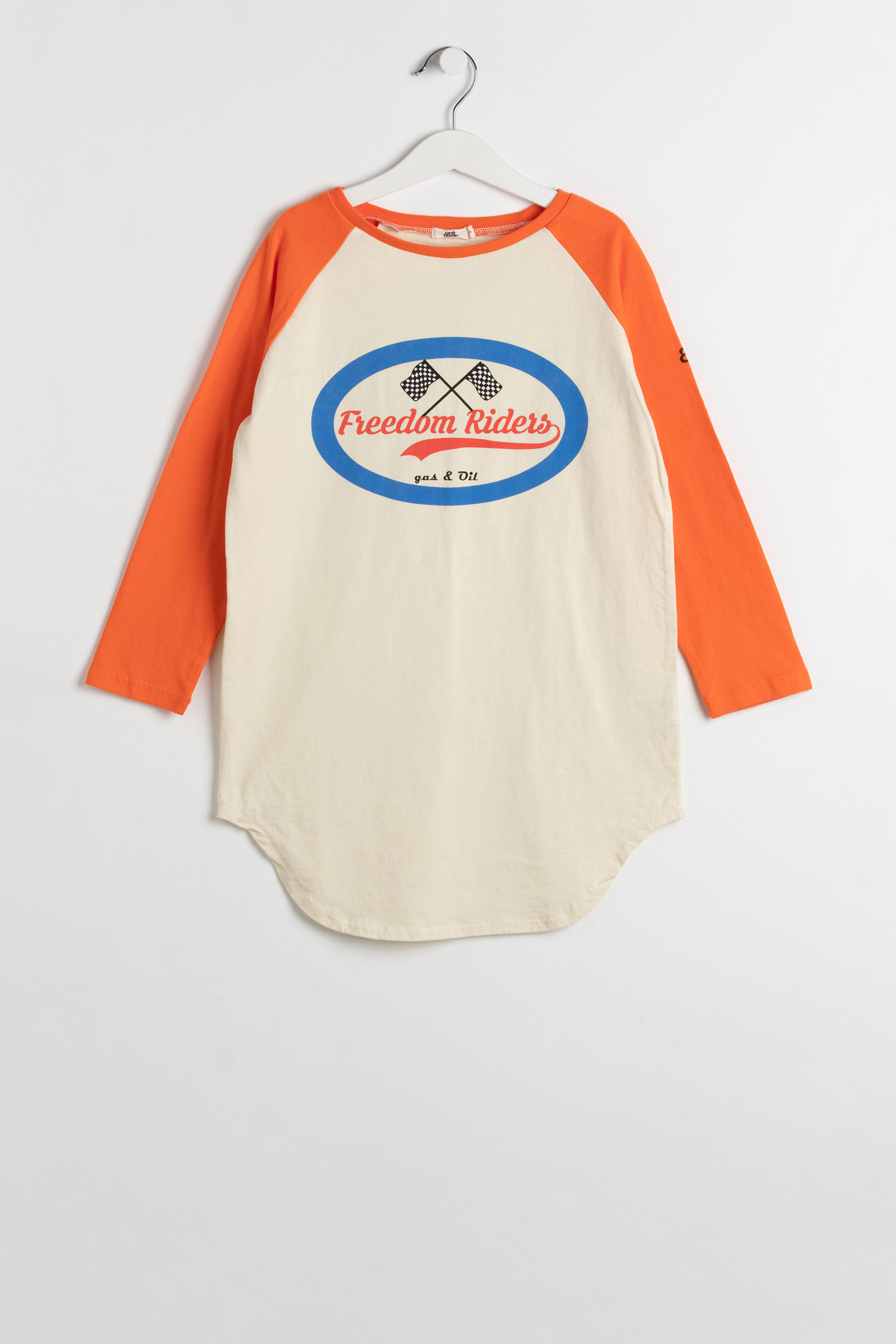 

Bandy Button White Lane T-shirt
