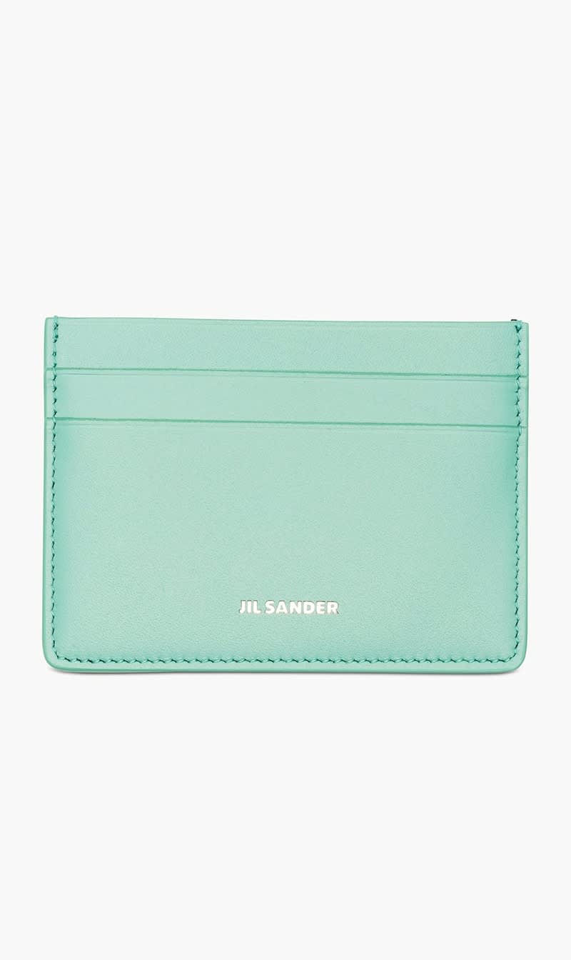 

Jil Sander Blue Vertical Credit Card Holder Soft Calf Wnappa Lining (satin Palladium) for Men | The Deal Outlet