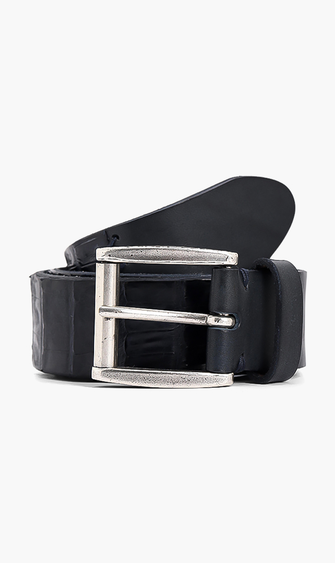 

Jacob Cohen Animal Textured Leather Belt
