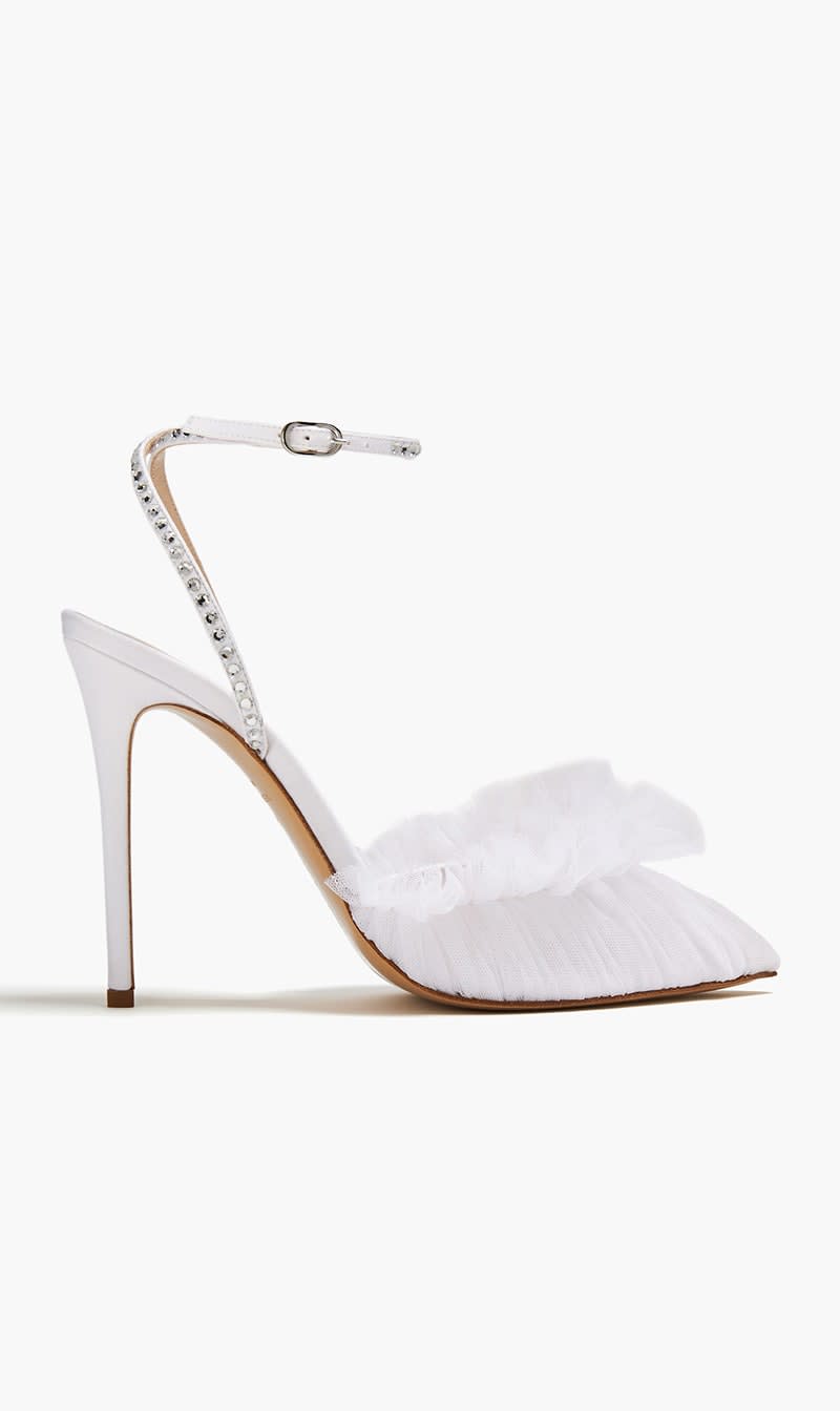

Andrea Wazen White Franca Glitz for Women | The Deal Outlet