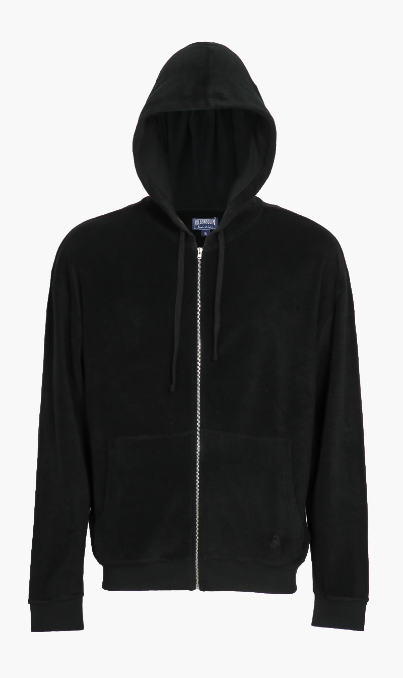 

Vilebrequin Black Solid Terry Hoodie Sweatshirt for Men | The Deal Outlet
