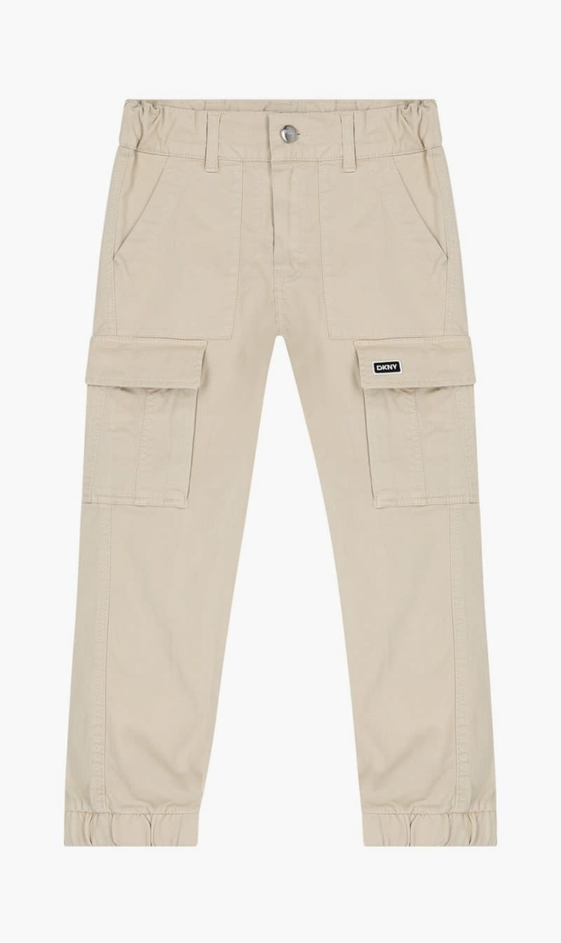 

Dkny Grey Logo Cargo Trousers for Boys | The Deal Outlet