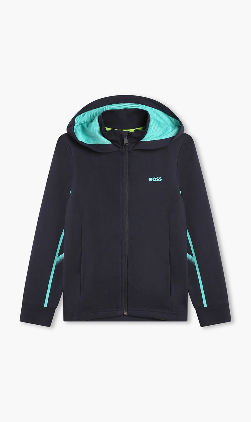 

Hugo Boss Blue Hooded Sweatshirt for Boys | The Deal Outlet