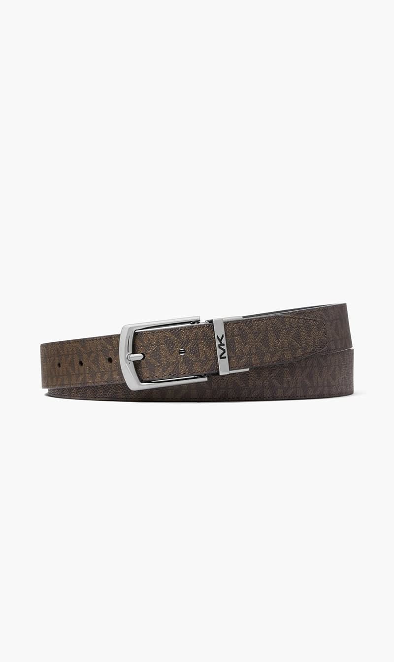 

Michael Kors Brown Reversible Signature Logo Belt for Men | The Deal Outlet