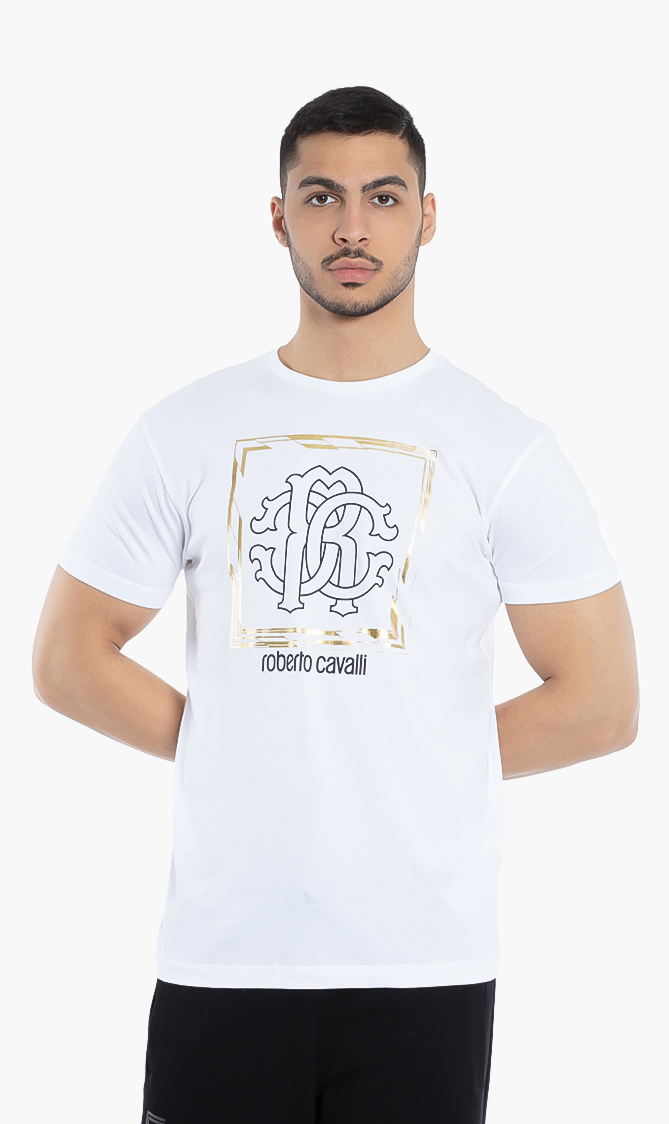 

Roberto Cavalli Logo Print T-shirt