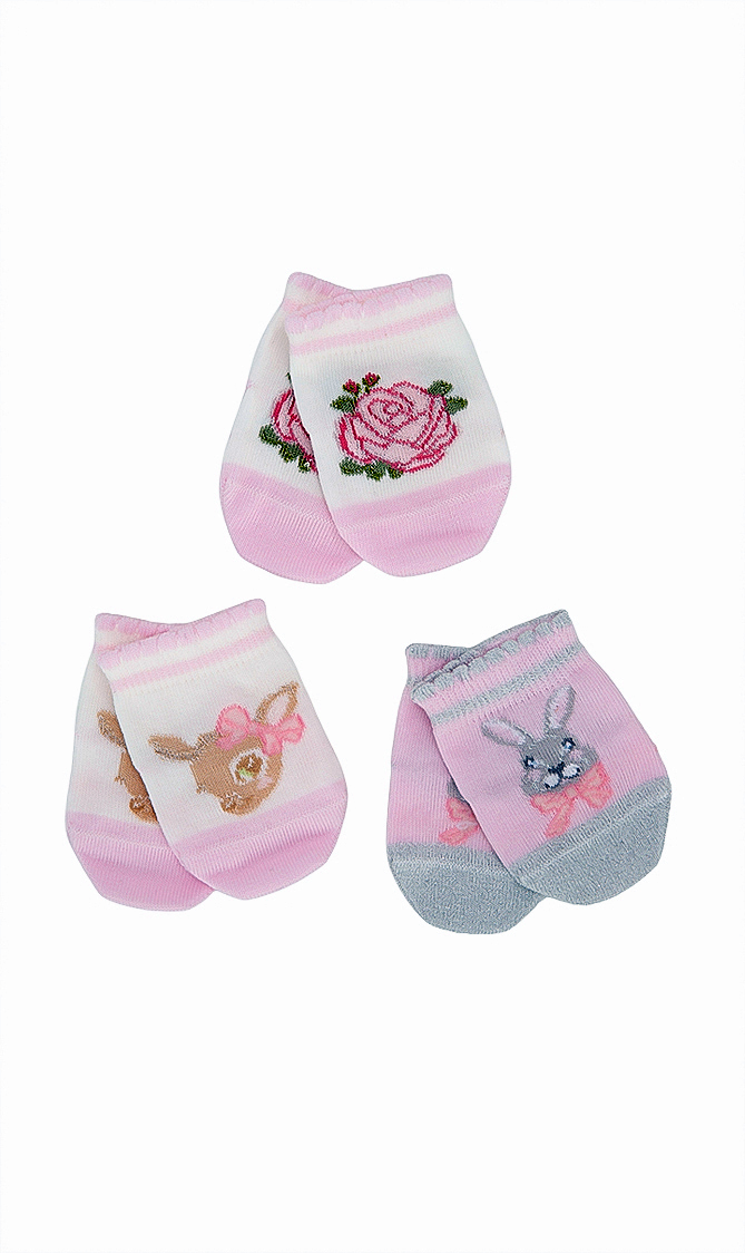 

Monnalisa Set Of 3 Baby Socks