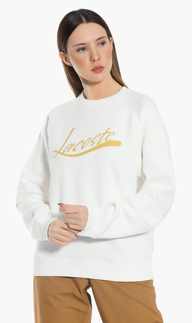 

Lacoste Signature Print Crew Neck Sweatshirt
