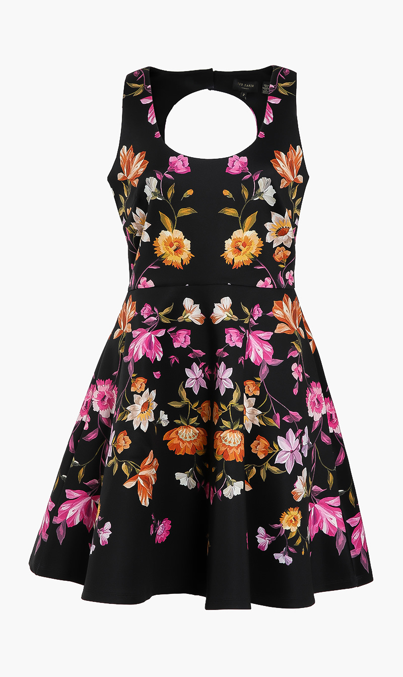 

Ted Baker Rhubarb Cut Away Back Skater Dress