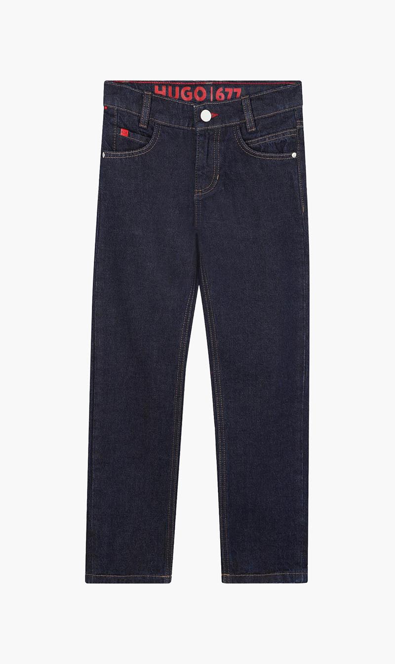 

Hugo Blue Logo Denim for Boys | The Deal Outlet