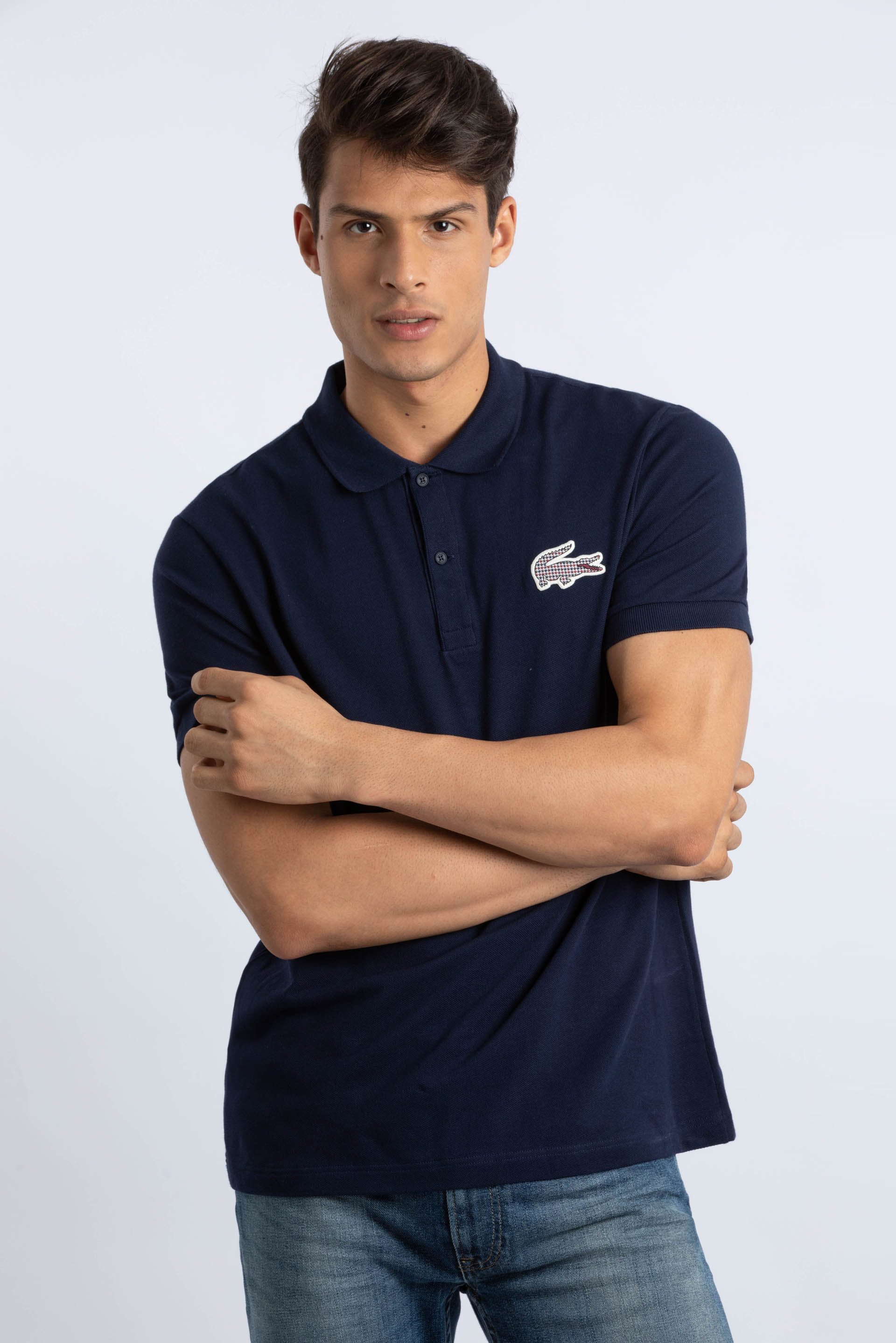 

Lacoste Regular Fit Check Croc Badge Polo Shirt