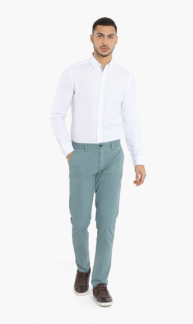 

Hackett London Kensington Slim Garment Dye Texture Pants