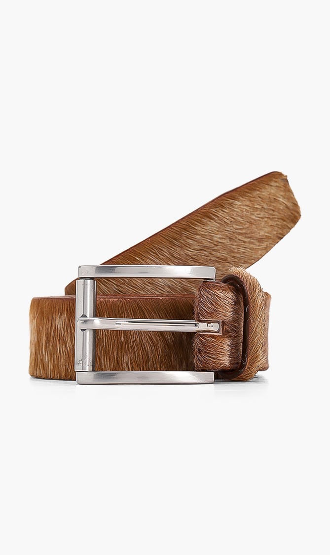 

Jacob Cohen Fur Leather Belt