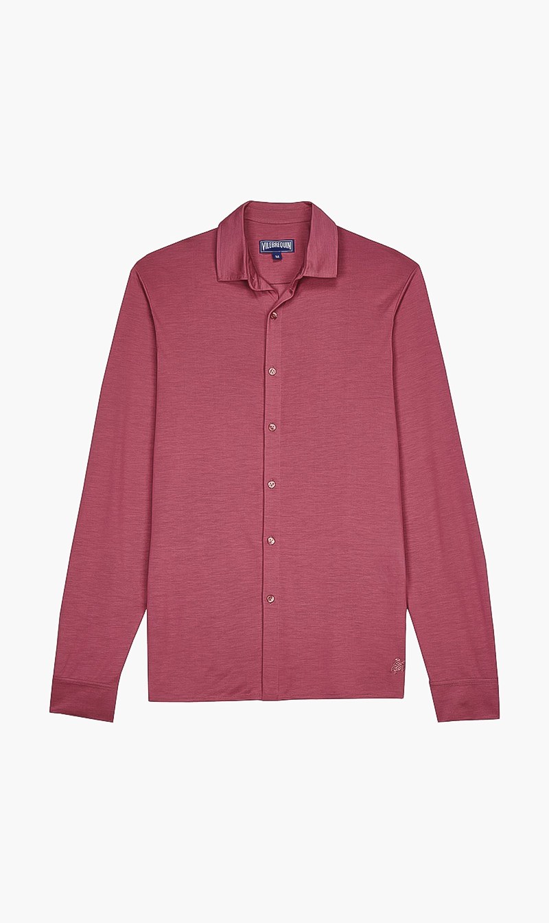 

Vilebrequin jersey tencel solid shirt | the deal outlet, Purple