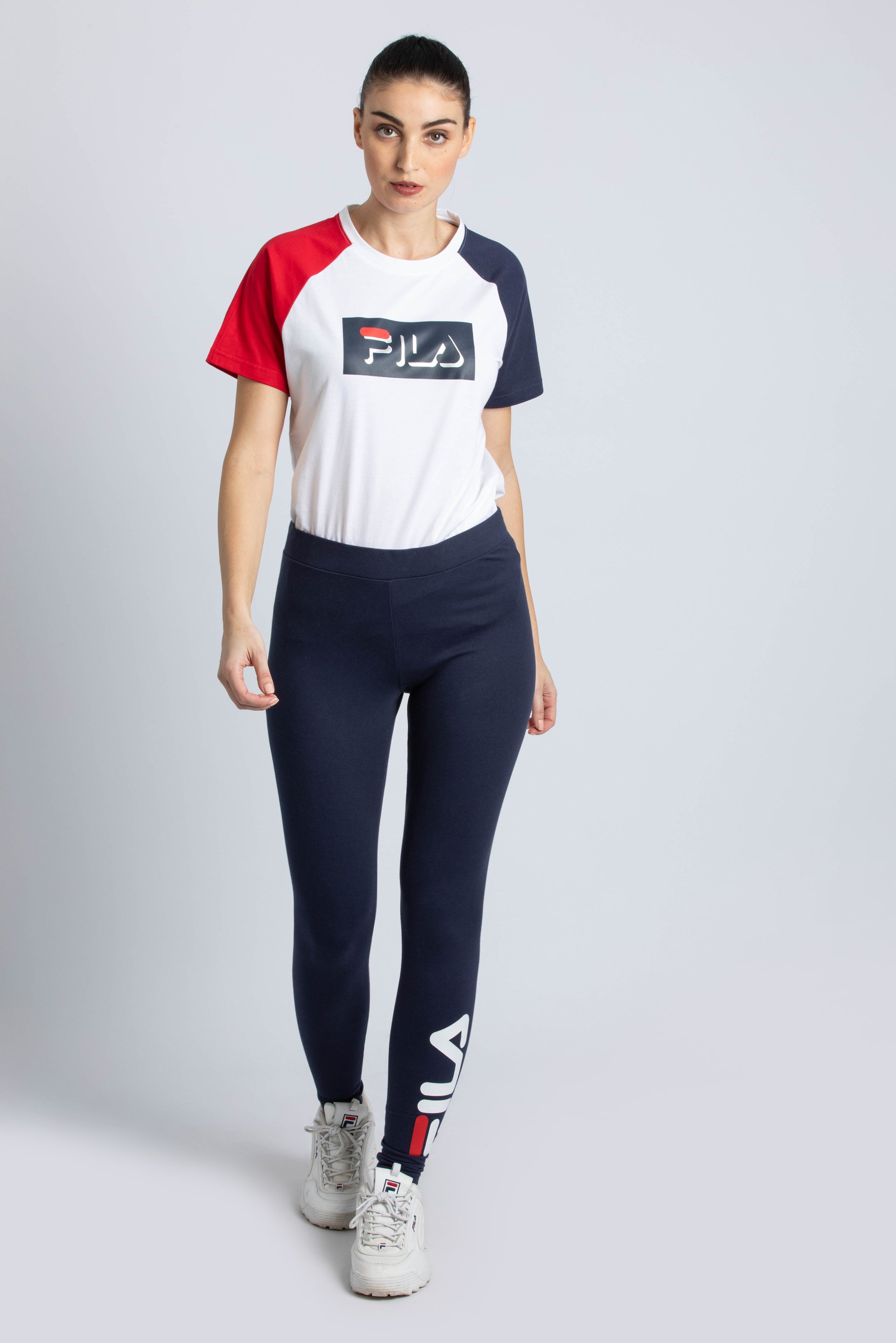 

Fila Blue Beba Floral Leggings for Women | The Deal Outlet
