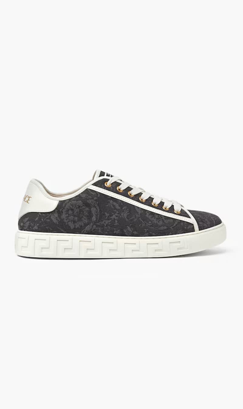 

Versace Grey Sneaker Fabric Responsible Fabric for Men | The Deal Outlet