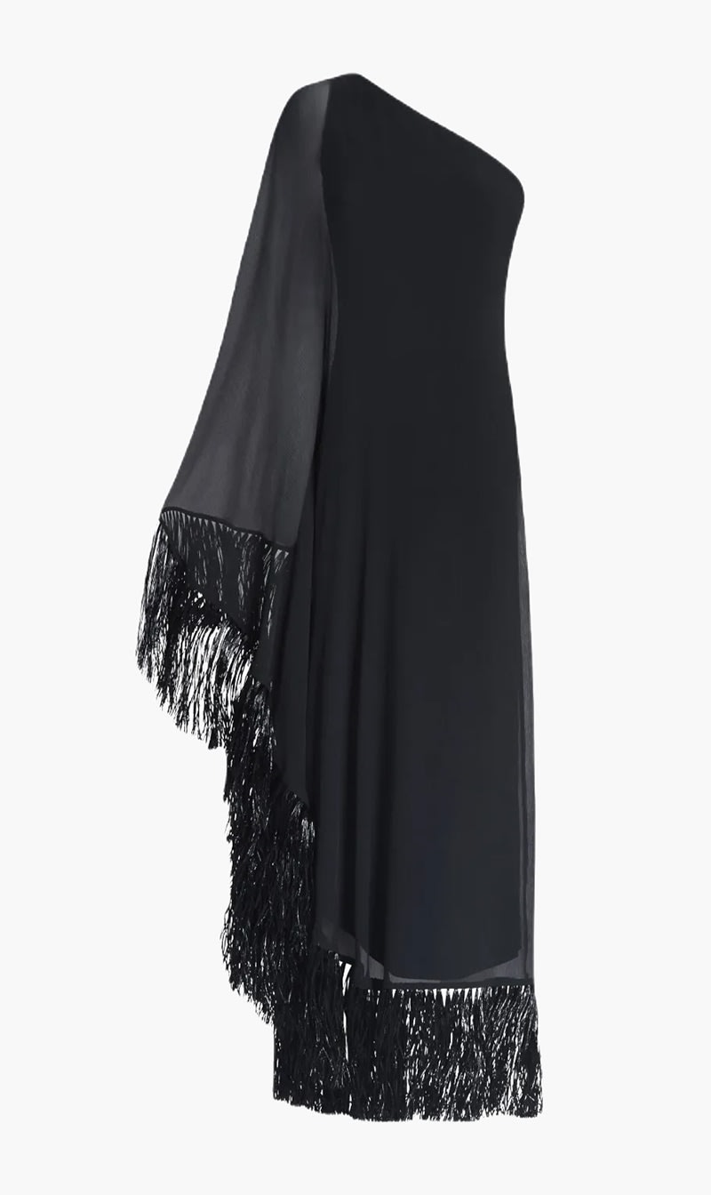 

Taller Marmo Black Hut One Shoulder Dress for Women | The Deal Outlet