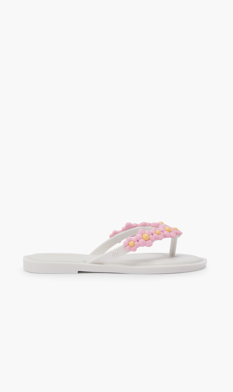 

Melissa White Mini Melissa Flip Flop Spring Inf for Girls | The Deal Outlet
