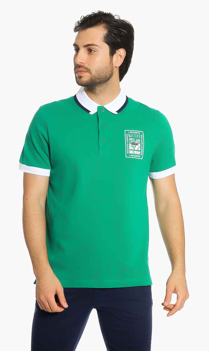 

Lacoste X Roland Garros Colorblock Polo Shirt