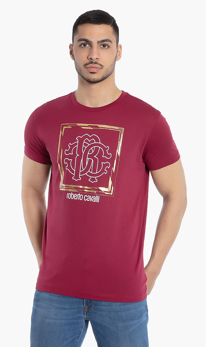 

Roberto Cavalli Logo Print T-shirt