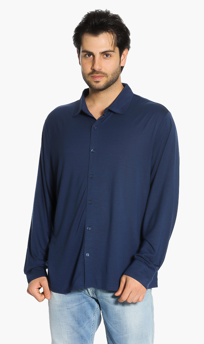 

Vilebrequin Blue Jersey Plain Long Sleeves Shirt for Men | The Deal Outlet