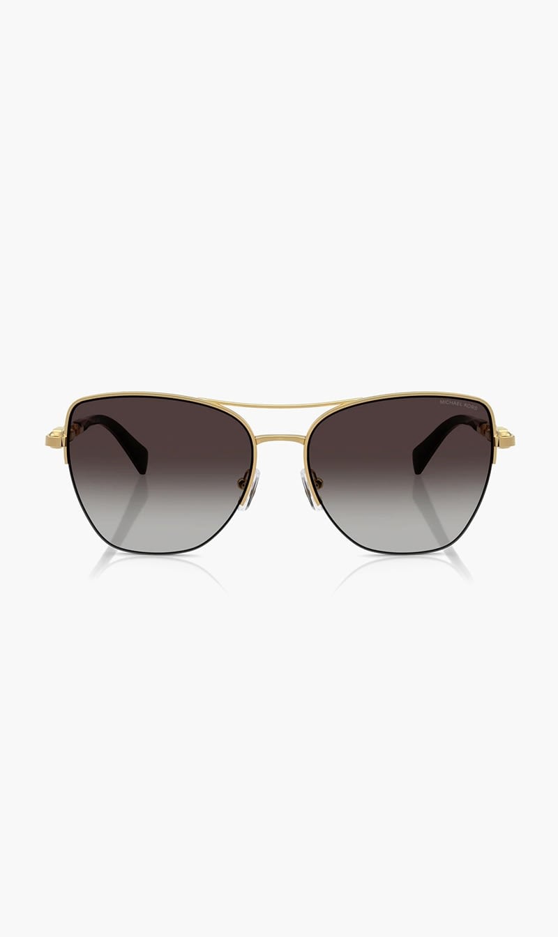 

Michael Kors Gold Dorado Beach Square Sunglasses for Women