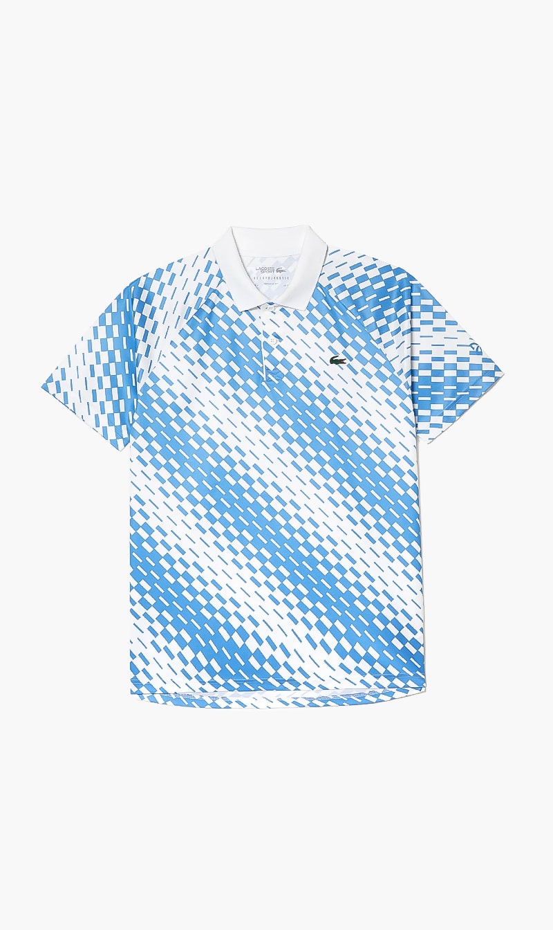 

Lacoste chequered polo | the deal outlet, Blue