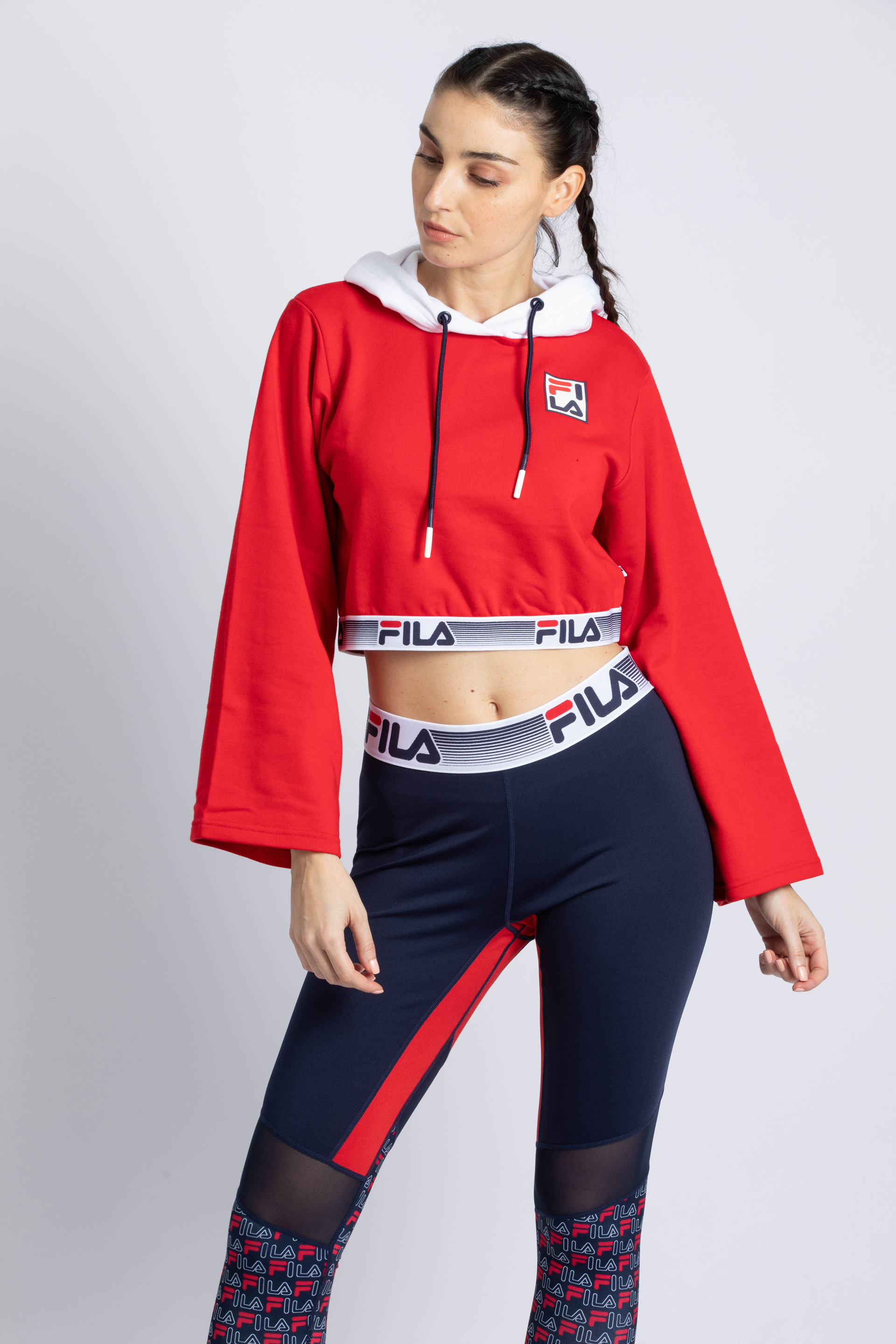 

Fila Ellianna Elastic Strap Crop Hoodie