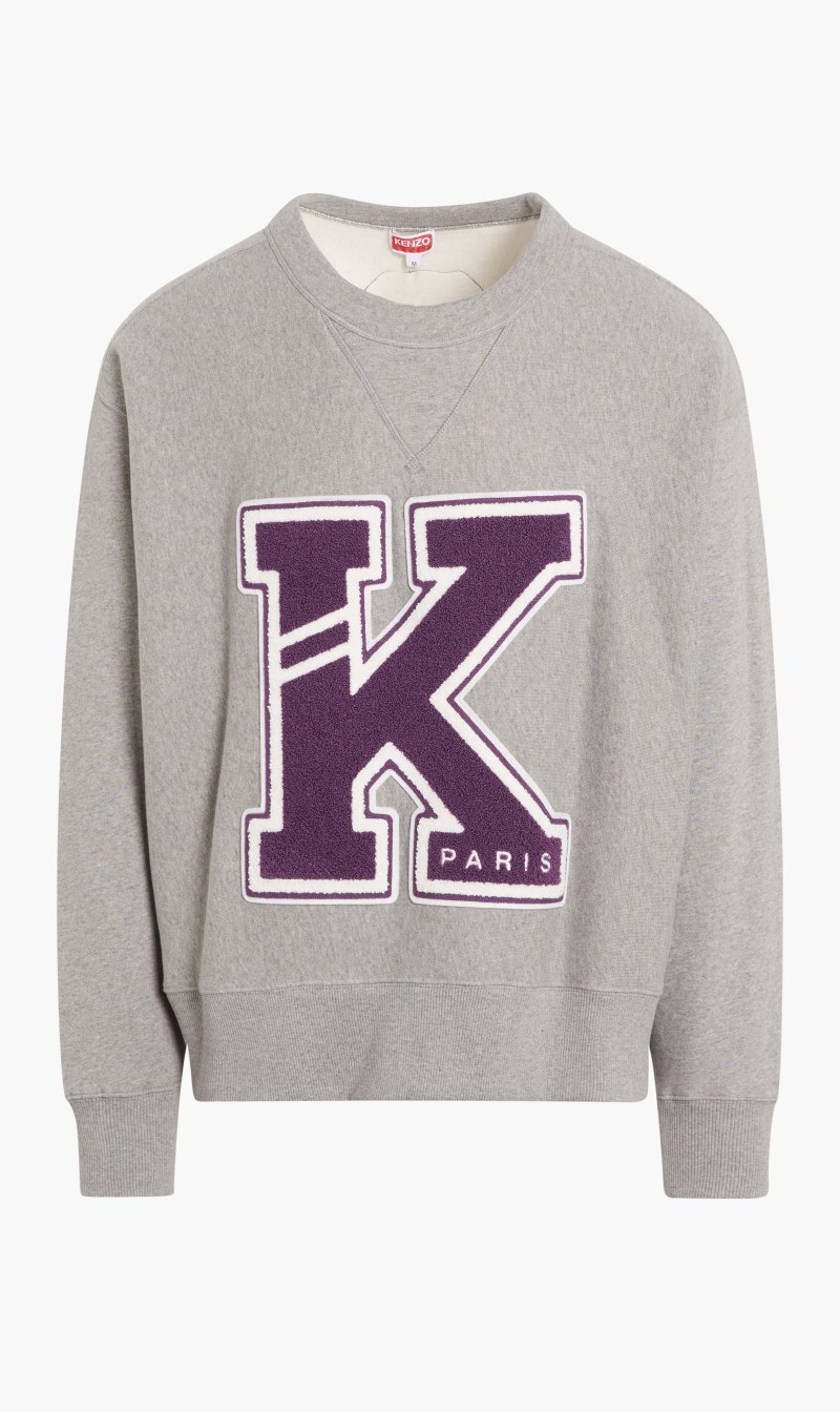 

Kenzo Grey Kenzo College Exagerated Sweat for Men | The Deal Outlet