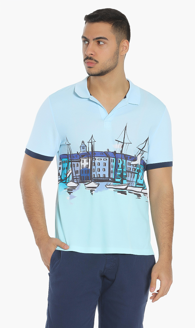 

Vilebrequin Regular Fit Printed Polo Shirt