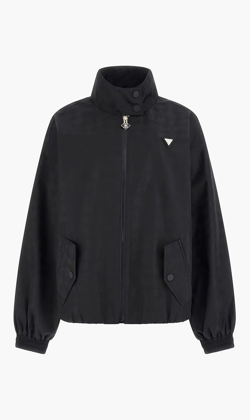 

Guess Black 4g Logo Full Zip for Women | The Deal Outlet