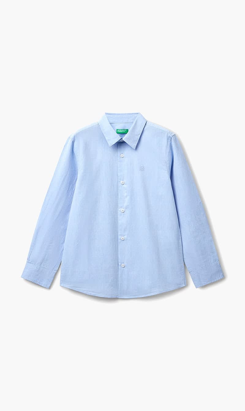 United Colors Of Benetton Multi-color Slim Fit Shirt for Boys