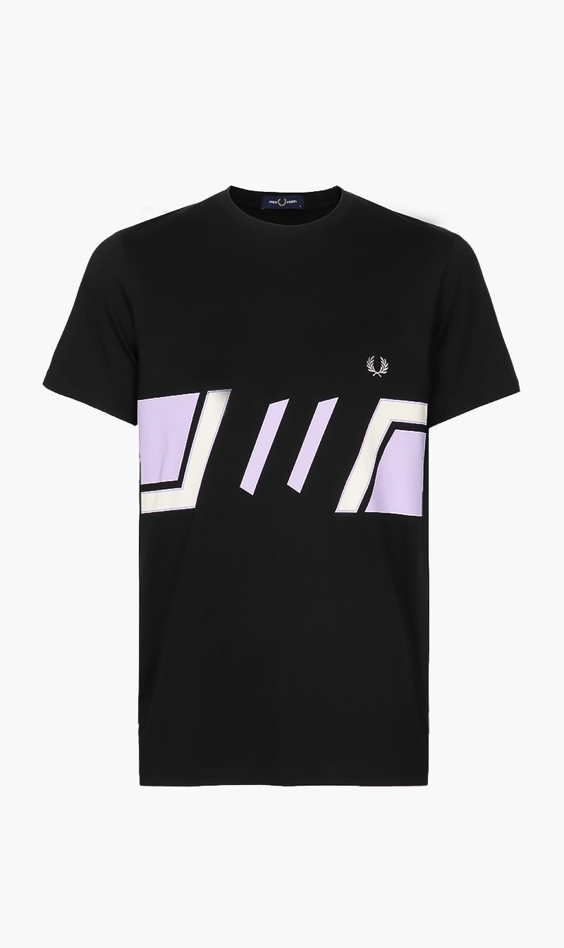 

Block Graphic Print Tshirt, Black
