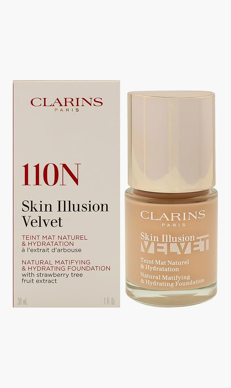

Clarins Others Skin Illusion Velvet Foundation, 110n for Women | The Deal Outlet