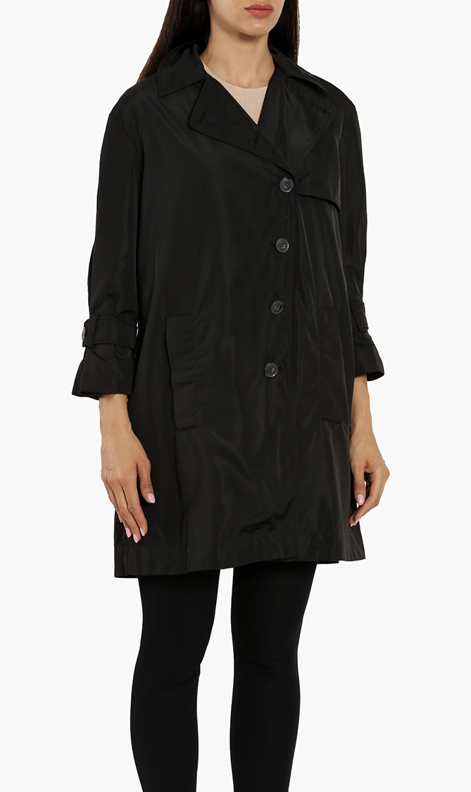 

Plain Trench Coat, White