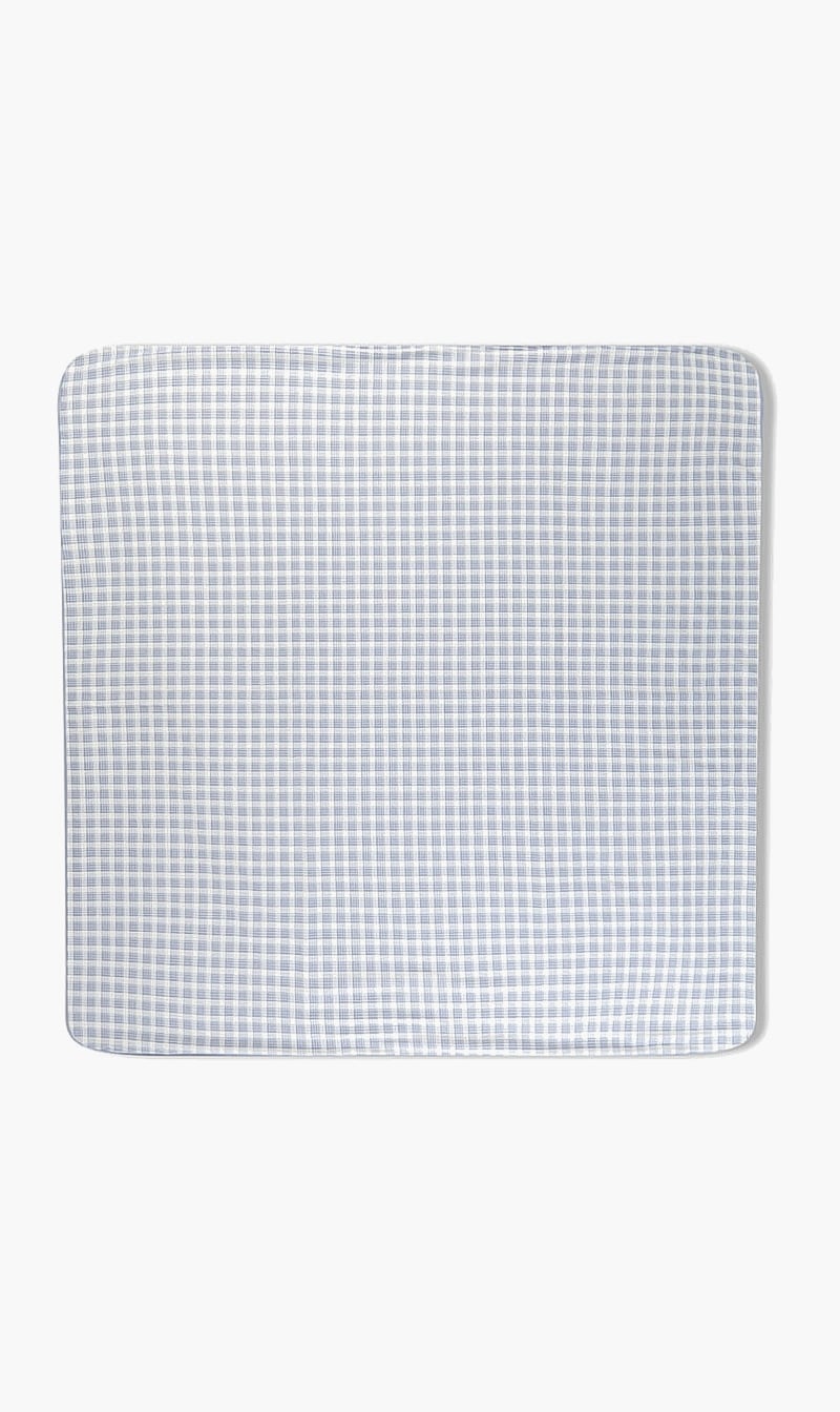 

Cotton Crib Blanket, Blue