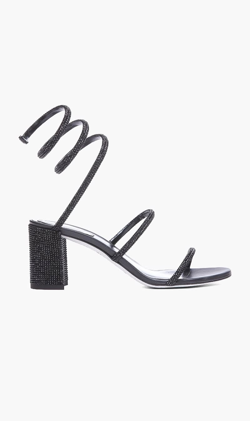 

Rene Caovilla Black Cleo Pump Sandals for Women