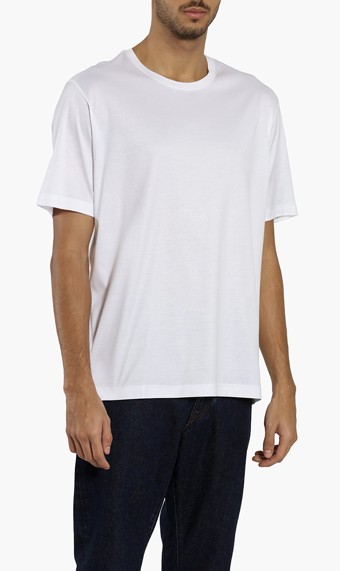 

Plain Crew-neck T-shirt, White