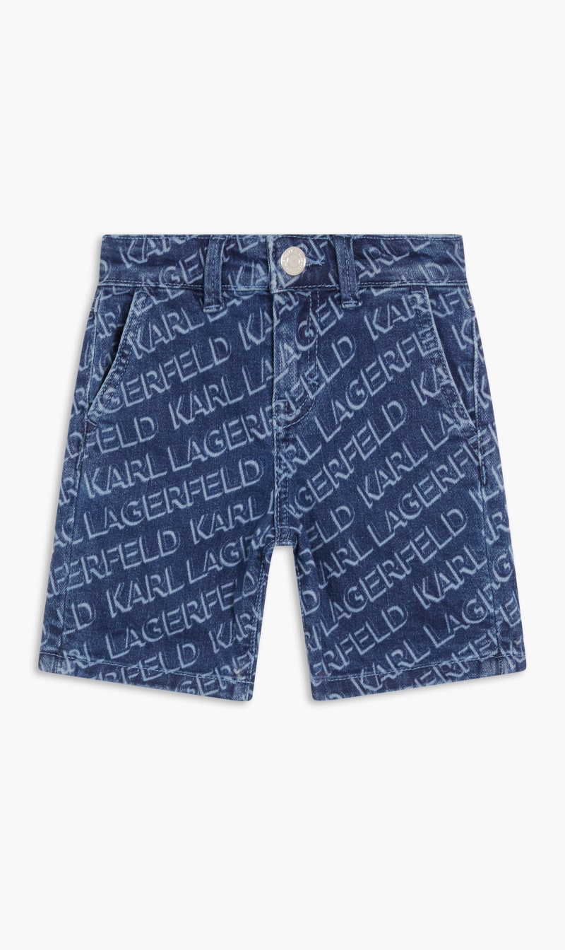 

Karl Lagerfeld Blue Bermuda Shorts for Kids | The Deal Outlet