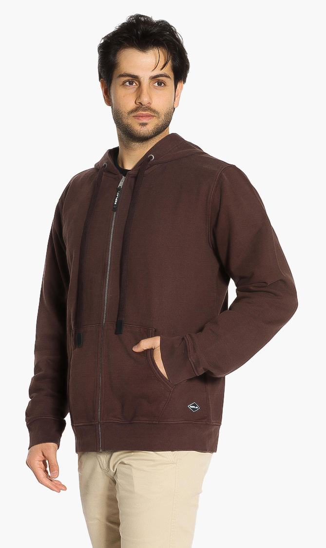 

Cotton Zipped Hoody
