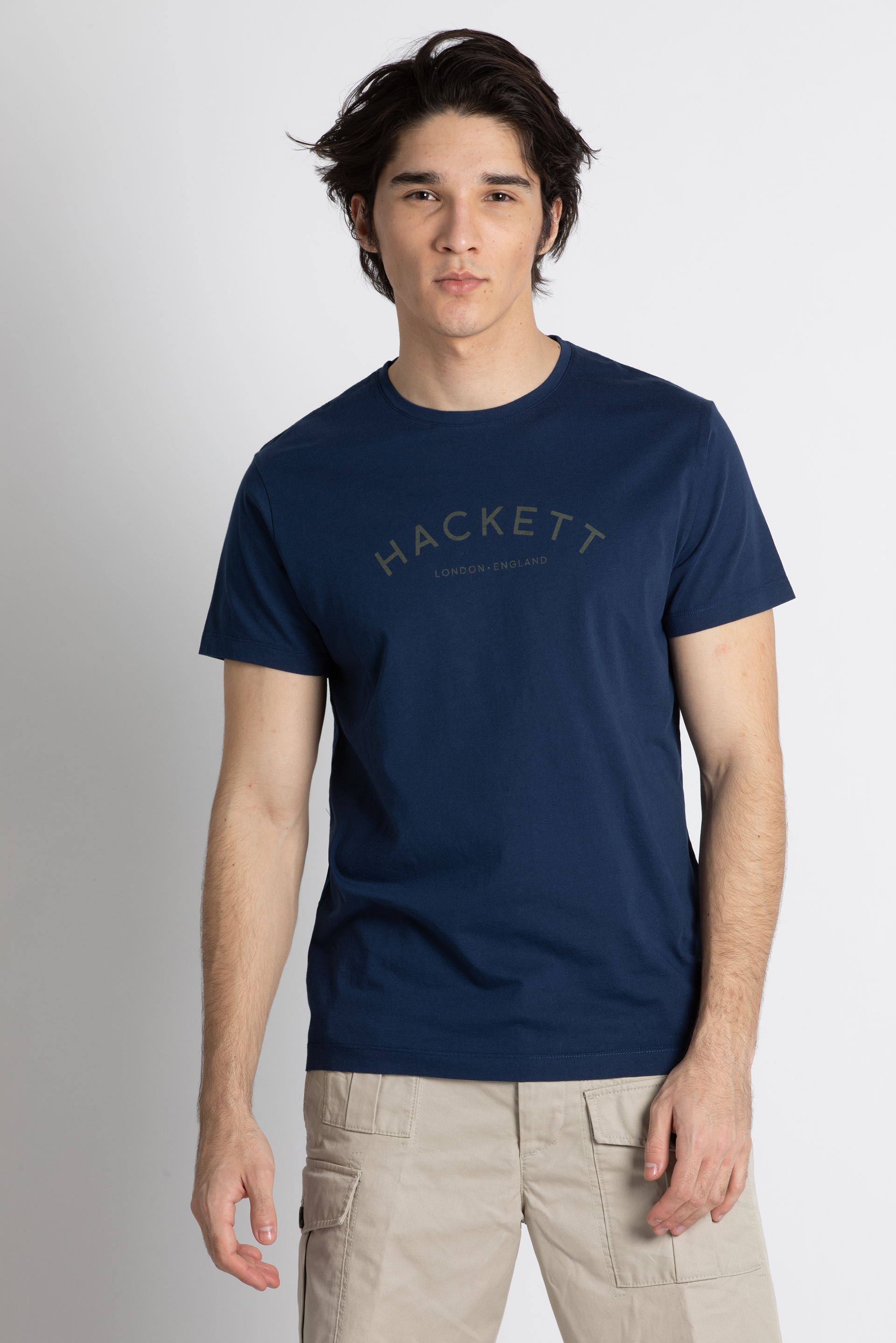 

Hackett London Classic Logo Detail Cotton Jersey T-shirt