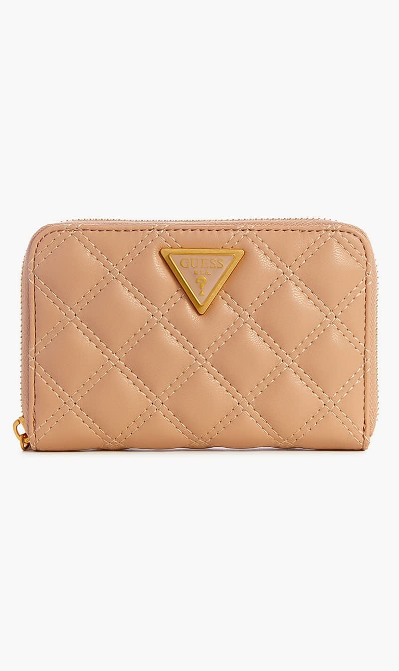 

Guess Black Giully Slg Medium Zip Around for Women | The Deal Outlet